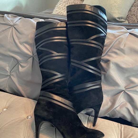 GIANNI BINI tall black boots - Picture 5 of 5